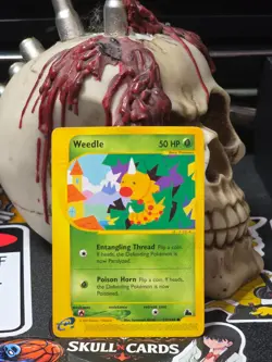 ☠☠ Pokemon Weedle 115/144 Skyridge Regular E-READER - Image 1