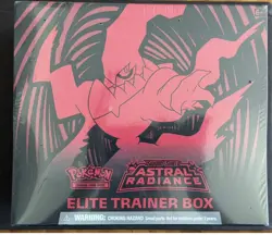 Pokemon Astral Radiance Elite Trainer Box Darkrai Sealed Sword & Shield ETB - Image 1