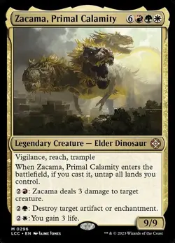 MTG - Zacama, Primal Calamity - Lost Caverns of Ixalan - Image 1