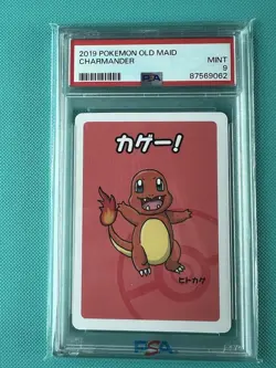Pokemon Charmander Old Maid PSA 9 - Image 1