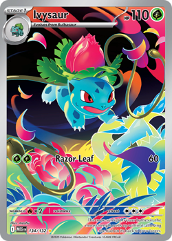 Ivysaur 134/132 Illustration Rare Mega Evolution Pokemon NM/M - Image 4