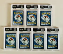 Pokemon Lot of 7 PSA Slabs: Charizard, Pikachu, Gengar, Eevee, Umbreon, Golduck - Image 2