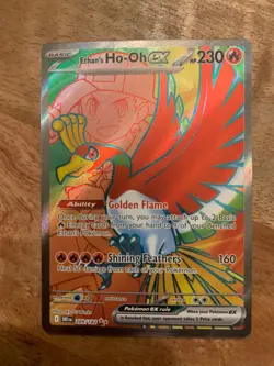 Pokemon ~ Ethan's Ho-Oh ex 209/182 ~ Sv10 Destined Rivals ~ Ultra Rare - Image 1