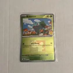 Pokemon TCG Bulbasaur 001/132 Pokemon Day 2026 Promo Reverse Holo. Pk001428 - Image 1