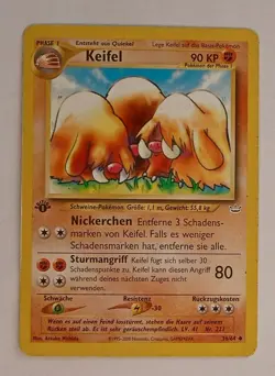 Pokemon - Gligar (French) - Neo Genesis 59/111 1st Edition - Common - LP - Image 1