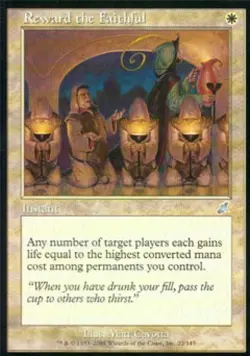 Reward the Faithful - Medium Play MTG Scourge - Image 1