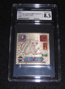 (CGC 8.5) 1999 Mew SUPER DX GOLD AMADA Pokemon D160 Japanese - Image 1