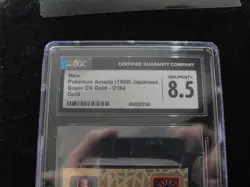 (CGC 8.5) 1999 Mew SUPER DX GOLD AMADA Pokemon D160 Japanese - Image 3