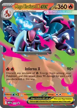 Mega Charizard X ex (#029) - Holofoil ME - Mega Evolution Promos NM Pokemon - Image 1