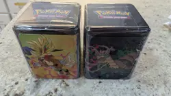 Lot Of (2) Sealed Pokemon Tcg Stacking Tins Paldea Paradox Ogerpon - Image 1