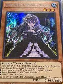 3x Ghost Belle & Haunted Mansion + 3x Artifact Lancea | Secret Rares | YuGiOh! - Image 2