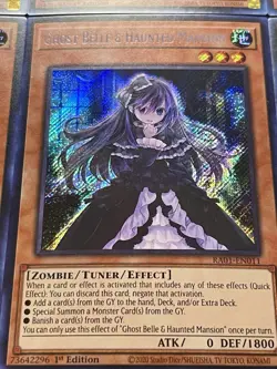 3x Ghost Belle & Haunted Mansion + 3x Artifact Lancea | Secret Rares | YuGiOh! - Image 4