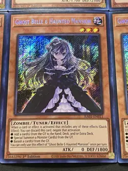 3x Ghost Belle & Haunted Mansion + 3x Artifact Lancea | Secret Rares | YuGiOh! - Image 5