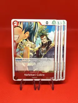 [x4] Nefeltari Cobra | OP04-012 | Playset | LP | ENGLISH | OP TCG | ONE PIECE - Image 1