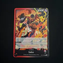 Sabo (004) OP13-004 Carrying On His Will One Piece TCG - Image 1