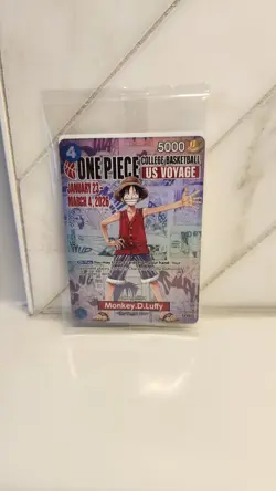 Sealed - One Piece Monkey D. Luffy Limited Edition Promo Trading Card - Image 1
