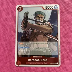 Roronoa Zoro OP14-015 The Azure Sea's Seven One Piece TCG English Foil NM - Image 1