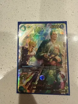 One Piece TCG OP14 Roronoa Zoro SP PRB02-006 - Image 1
