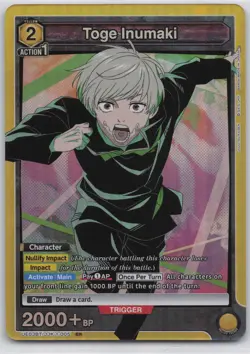 Toge Inumaki SR UE03BT/JJK-1-005 Foil Union Arena: Jujutsu Kaisen - Image 1