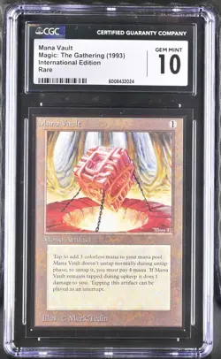 Gem Mint MTG International Collectors Edition IE CE --- CGC 10 MANA VAULT --- - Image 1