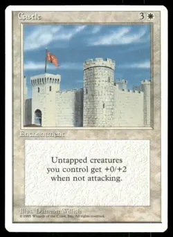 Castle 4th Edition MTG Magic the Gathering card - Image 1