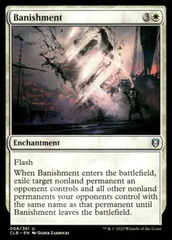 Banishment 008/361 Commander Legends Baldur's Gate MTG Magic the Gathering card - Image 1