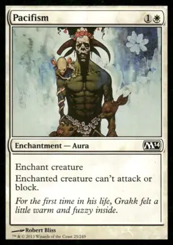 Pacifism M14 MTG Magic the Gathering card - Image 1