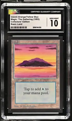 Gem Mint MTG Collectors Edition CE --- CGC 10 Island --- - Image 1