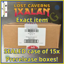 MTG Lost Caverns of Ixalan Sealed Case of 15x Prerelease Kits! - Exact Item! - Image 1