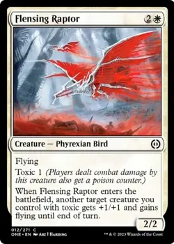 X 1 Flensing mtg NM-M Phyrexia 012 MTG Magic The Gathering - Image 1