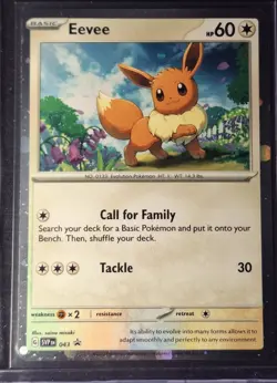 Pokemon TCG Eevee Black Star Promo 043 - Image 1