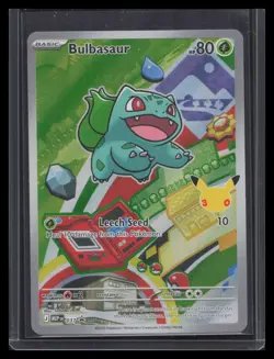 Bulbasaur First Partner Promo MEP 037 Near Mint Pokemon TCG A - Image 1