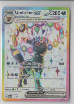 Umbreon ex 176 Black Star Promo Pokemon TCG Prismatic Evolutions - Image 1