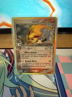Flareon Delta Species 5/113-Reverse Holo Pokemon TCG: Ex Delta Species LP - Image 1