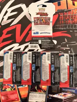 Pokemon Scarlet & Violet Destined Rivals Blister Sleeved Sealed Pack Lot Of 5 - Image 2