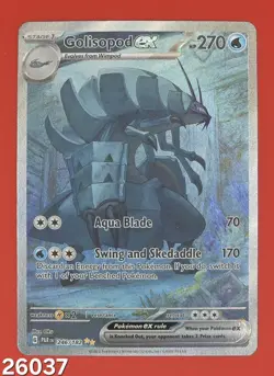 Pokemon: Golisopod EX 246/182 Paradox Rift NM/M - Image 1