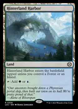 MTG - 4 x Hinterland Harbor - Playset 4x x4 - Lost Caverns of Ixalan - Image 2