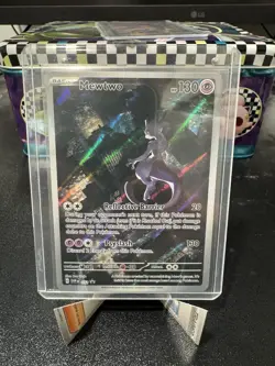 MEWTWO 2023 POKEMON SV BLACK STAR PROMO 151 UPC #052 NM - Image 1