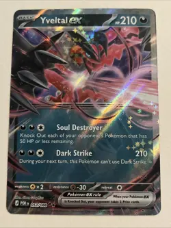 Yveltal ex 053/088 Double Rare Perfect Order Pokemon Holo Near Mint - Image 1