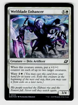 MTG, Edge of Eternities, Weftblade Enhancer, foil, No.44, C Creature - Drix Arti - Image 1