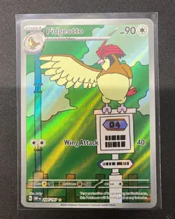 Pokemon TCG Pidgeotto Obsidian Flames 208/197 Holo Illustration Rare - Image 1