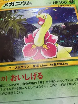Pokemon Neo Meganium Holo Japanese MP - Image 5