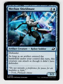 MTG, Edge of Eternities, Mechan Shieldmate, foil, No.65, C Artifact Creature - R - Image 1