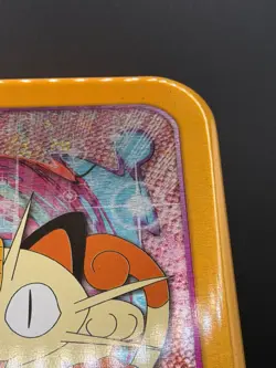 Pokemon Topps 1999 Vintage TV Animated Edition Tin Meowth Packs Sealed - Image 5