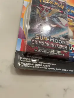 Pokemon XY Evolutions & Sun & Moon Crimson Invasion 2 Pack Blister w/ Pin Set - Image 2