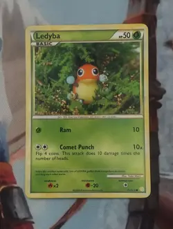 Ledyba, HeartGold & SouldSilver 71/123 - NM ; Yuka Morii collection - Image 1