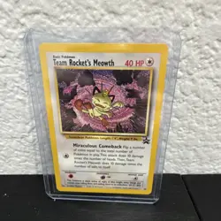 The Pokemon Company Team Rocket's Meowth 18/53 Wotc Promo Regular 40 HP Eng - Image 1