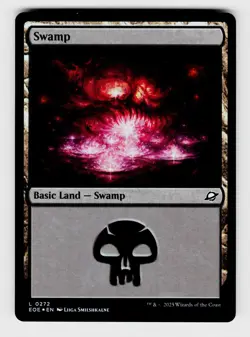 MTG, Edge of Eternities, Swamp (0272), foil, No.272, L Basic Land - Swamp - Image 1