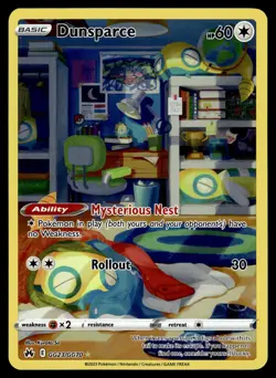 Dunsparce GG23/GG70 Crown Zenith: Galarian Gallery Pokemon - Image 1