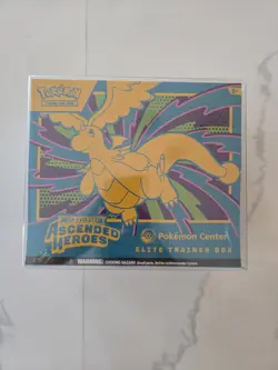 2026 Pokemon Ascended Heroes Pokemon Center ETB Elite Trainer Box W/Protector - Image 1
